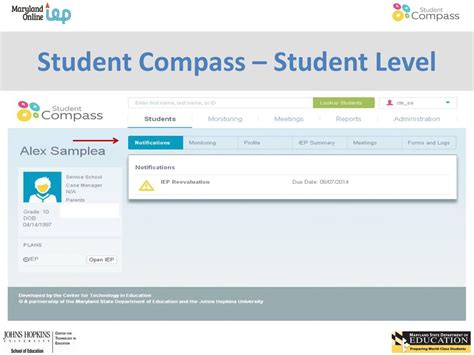 Student Compass: Student Level .